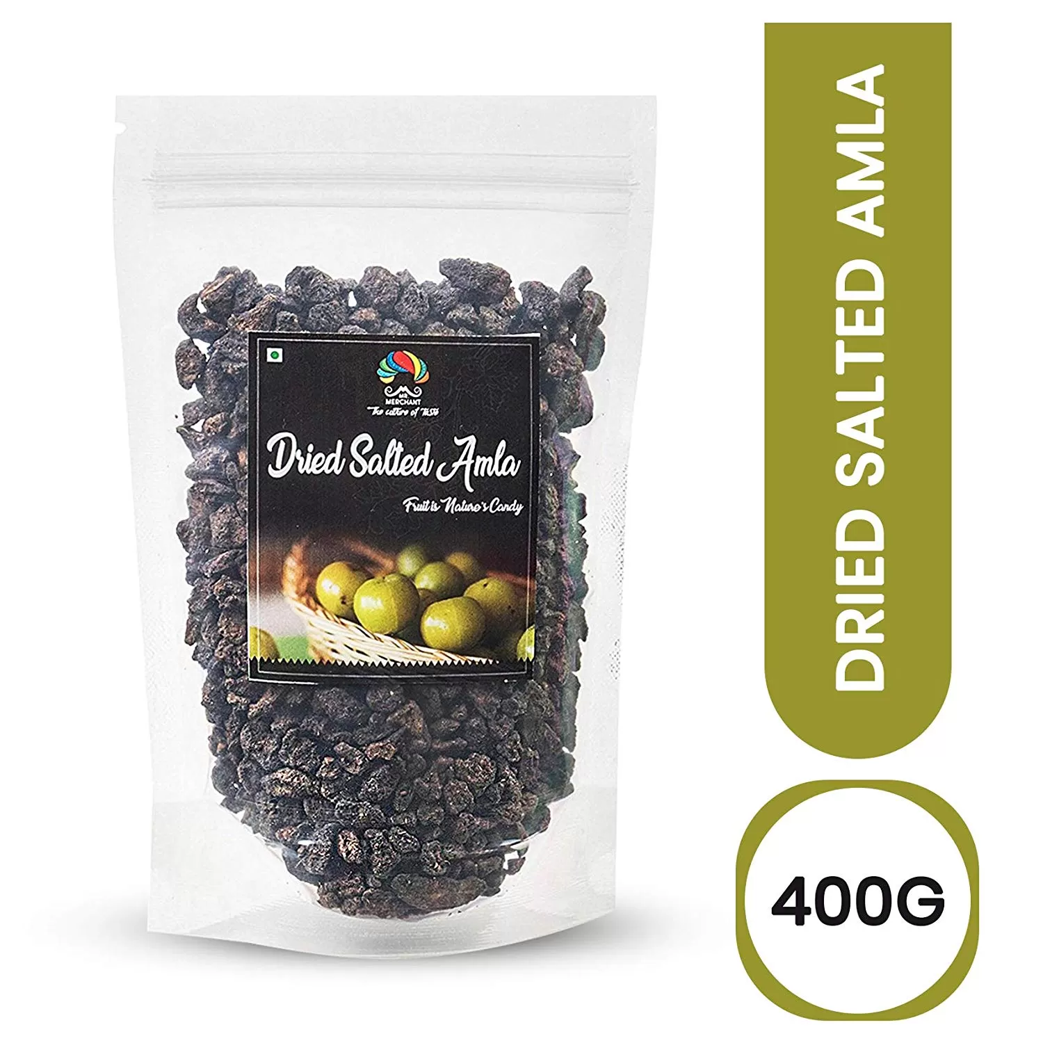 Dried Salted Gooseberry | Amla 400 gm (14.10 OZ) By Mr. Merchant
