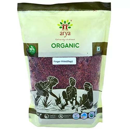 Organic Without Chemicals Pesticides Finger Millet ( Sabut Nachni ) 2kgs ( Whole Ragi Seeds / Siridhanya )