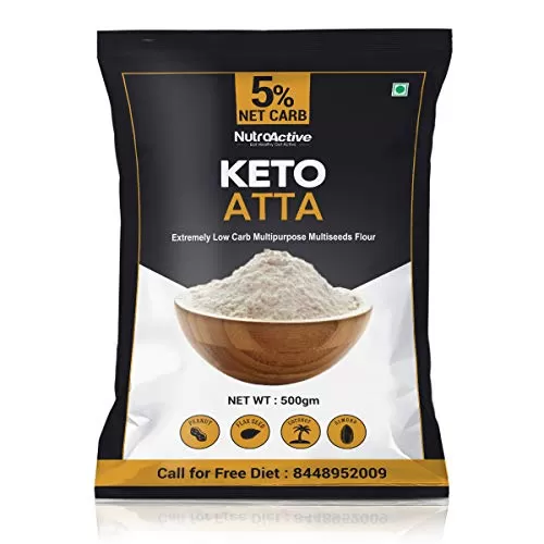 Keto Atta (1g Net Carb Per Roti ) Extremely Low Carb Flour - 500 gm