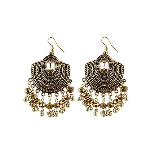 Stylish Golden Oxidised Earrings for Girls Stylish hangings