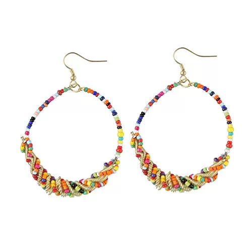 Designer Multi Colour Beads Earings for Girls and Women