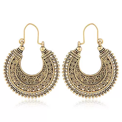 Stylish Oxidized Golden Earrings for women