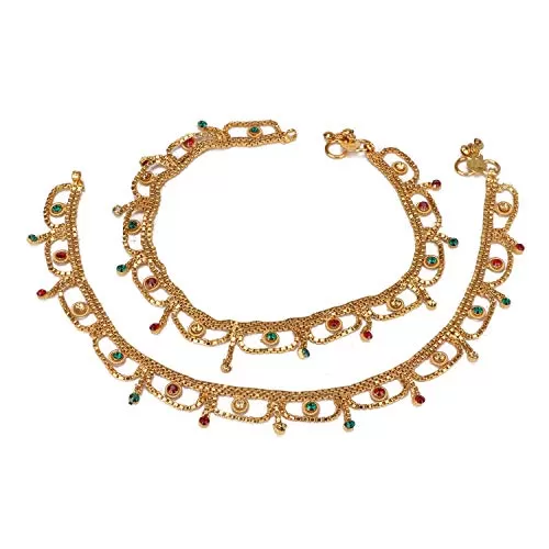 Fashion Gold Plated Anklets for Women and Girls