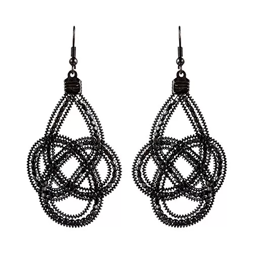 Stylish Oxidized Black Earrings For Women and Girls