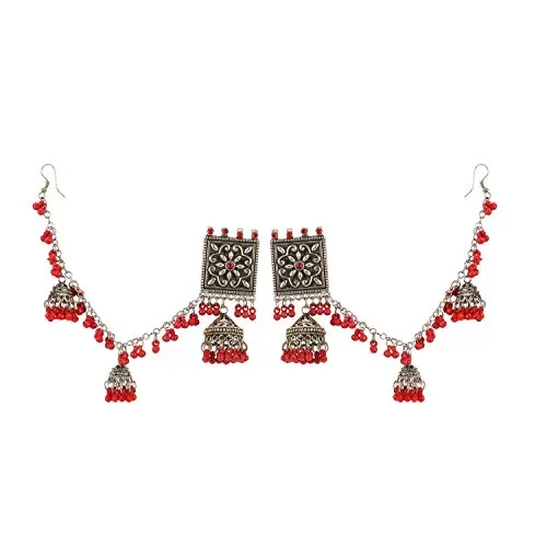 Earrings For Women Stylish Jewellery Earrings Afghani Tribal Jhumka Earrings for Women and Girls