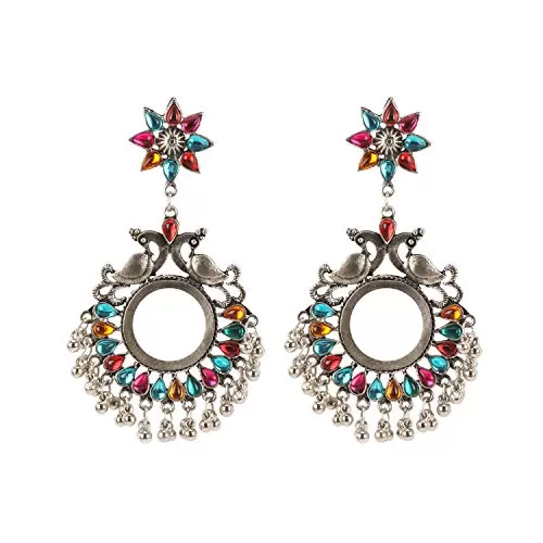 Stylish Antique Finish Turkish Elegant Earrings for Women and Girls