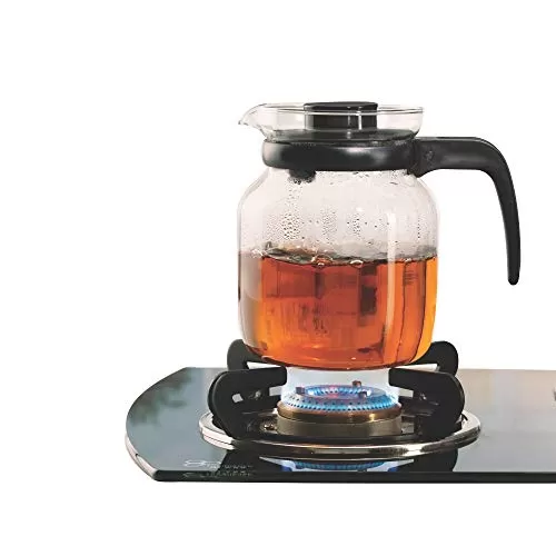 Borosil Carafe Flame Proof Glass Kettle With Stainer 650 ml