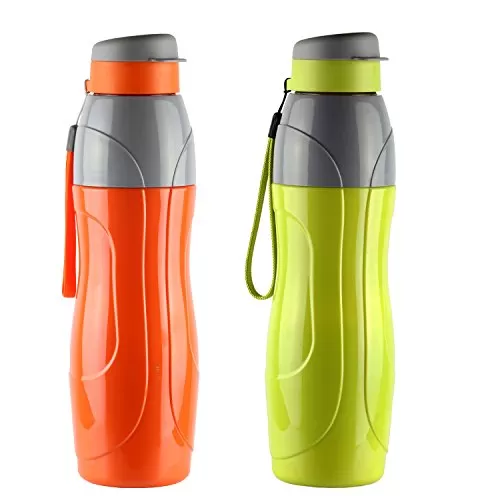 Cello Puro Sports Plastic Water Bottle Set 900ml Set of 2 Assorted