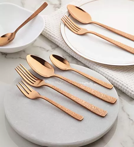 Cutipol Stainless Steel Cutlery Set 24-Piece Copper