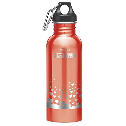 MILTON Alive Stainless 750 Stainless Steel Bottle 750ml Red