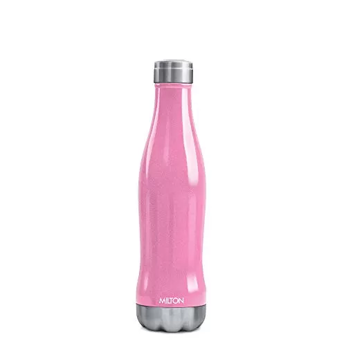 MILTON Duke 500 Stainless Steel Water Bottle 400 ml Pink.