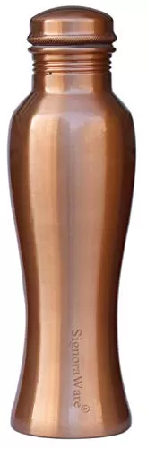Signoraware Statva Copper Bottle 1000ml Set of 1 Brown