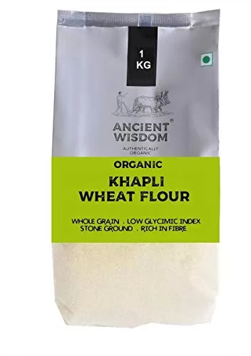 Organic Khapli Wheat (Emmer Wheat) Flour - 1 KG (35.27 OZ)