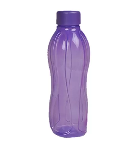 Tupperware Plastic Water Bottle 1L Set of 1 Purple.
