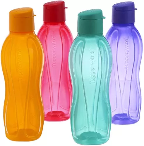 Flip Top Water Bottle 750ml - 4pcs set (mutlicolor)