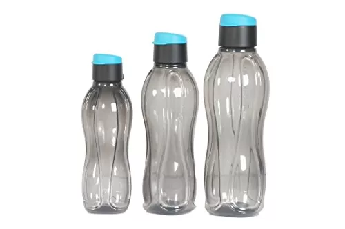 Fliptop Plastic Bottle Set 3 Family Pack 1ltr 750 ml 500ml