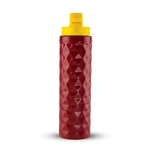 Trueware Edge Water Bottle 800 (SS)-Burgundy