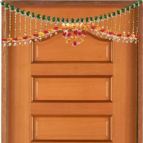 Bandarwal for Home Door Bandarwal Toran for Home Door Handmade Door Hanging Toran Bandarwal for Home Mandir Office and Diwali Decoration (42 x 4 Inches)