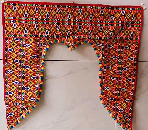 Traditional Multi Zula Pearl Beads Handmade Door Hanging/Bandarwal/Toran for Door Traditional Bandarwal for Door 40" inch Length