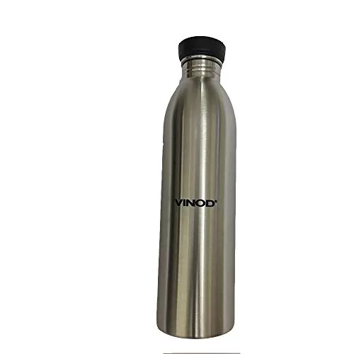 Inside Stainless Steel Water Bottle for Office and Home 1000ml Silver