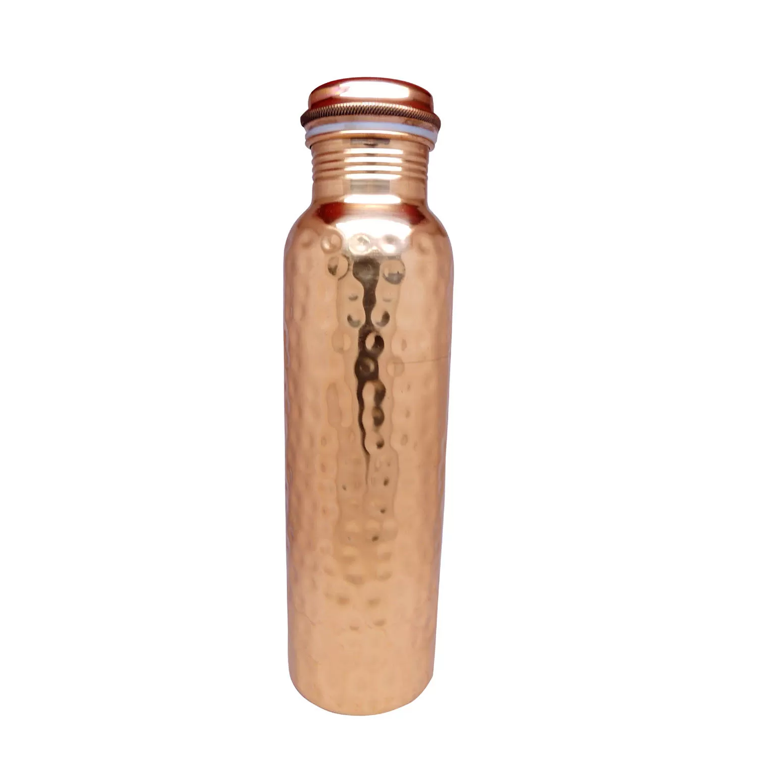 Leak Proof Pure Copper Hammer Bottles for Water 1 Litre for Travelling