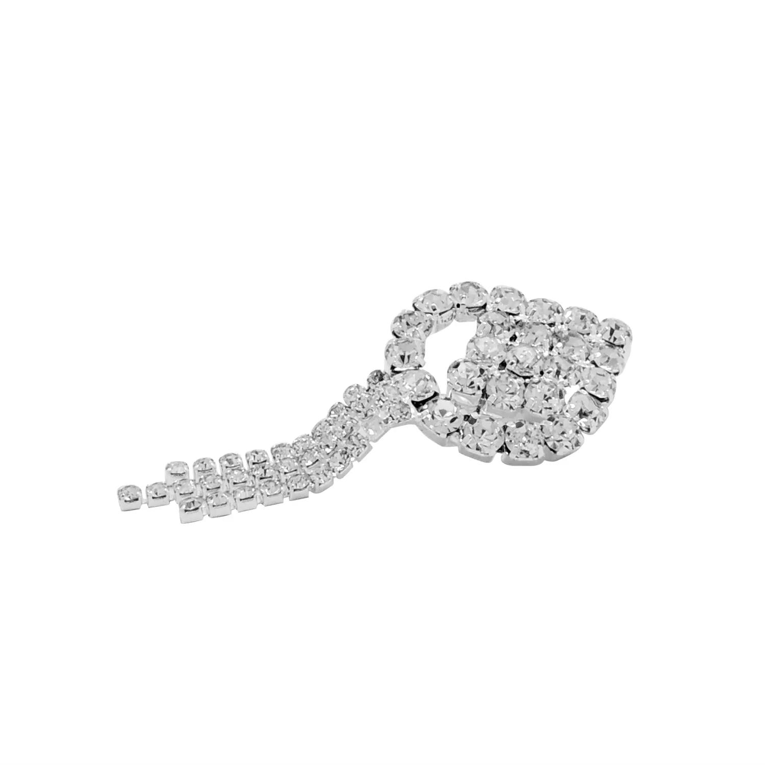 Cute Leaf with Semi-Precious Cubic Zirconia Brooch (Pack of 2), 5 image