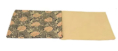 Women's Wax Batik Hand Block 2 (Two Piece) Top -Salwar Suit with 2.5 Mtrs Plain Bottom