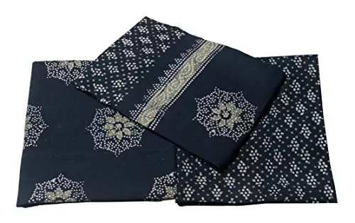 Women's Cotton Batik Print - DRESS MATERIAL - 250 cms Top x 250 cms Bottom x 240 cms Dupatta - 2.5 Mtrs Patiala Bottom