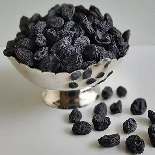 Kishmish Black with Seeds 400gms Black Raisins Kali Kishmish with Seeds Black Kishmish Dry Fruits, 6 image
