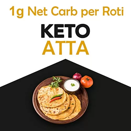 Keto Atta (1g Net Carb Per Roti ) Extremely Low Carb Flour - 1kg, 4 image