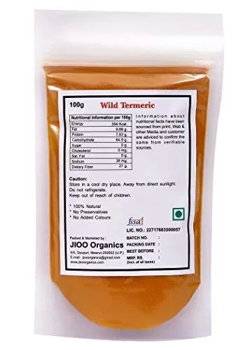 Wild Turmeric Powder Amba Haldi/Jungli Haldi (Manjal)_Pack Of 100g, 2 image