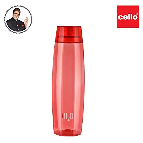 Cello Octa Premium Edition Safe Plastic Water Bottle 1 Litre Set of 6 Assorted, 2 image