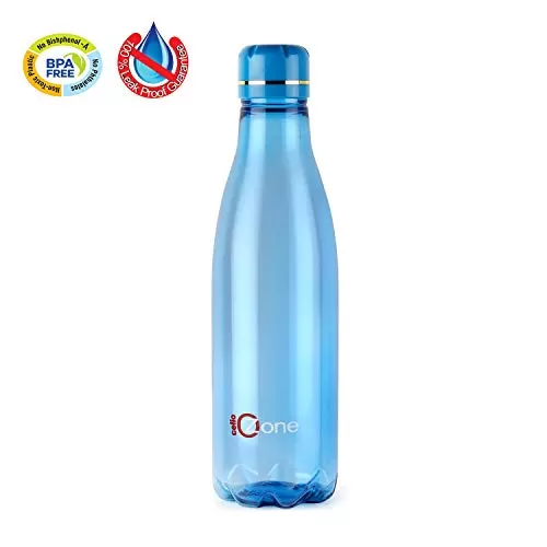 Cello Ozone Premium Edition Safe Plastic Water Bottle 1 Litre Set of 4 Color May Vary, 8 image