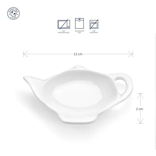 Porcelain Tea Bag Holder | Coaster | Caddy | Spoon Rest, 3 image