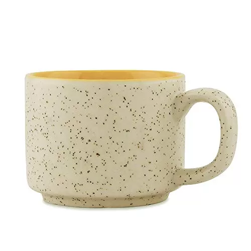 Stoneware Tea Serving Cups - 4 Pieces Multicolour 120 ml, 2 image