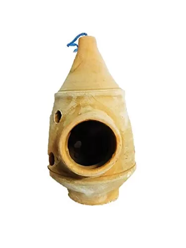 Mitti Clay Natural Nest House for Robin and Other Garden Birds Brown (for Sparrow Budgies and Finches for Bird Breeding), 2 image