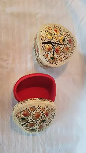 Kashmiri Box.Diwali Decorative Gift Box .Set of 2 Handmade Box .Gift Boxes for EasterChristmas Birthdays Holidays by Baba Art And, 2 image