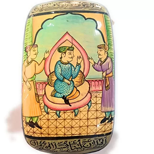 Kashmiri Hand Crafted Meter Box Showpiece for Home Decor (Multicolour), 3 image