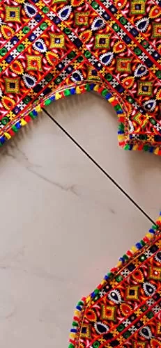 Traditional Multi Zula Pearl Beads Handmade Door Hanging/Bandarwal/Toran for Door Traditional Bandarwal for Door 40" inch Length, 5 image