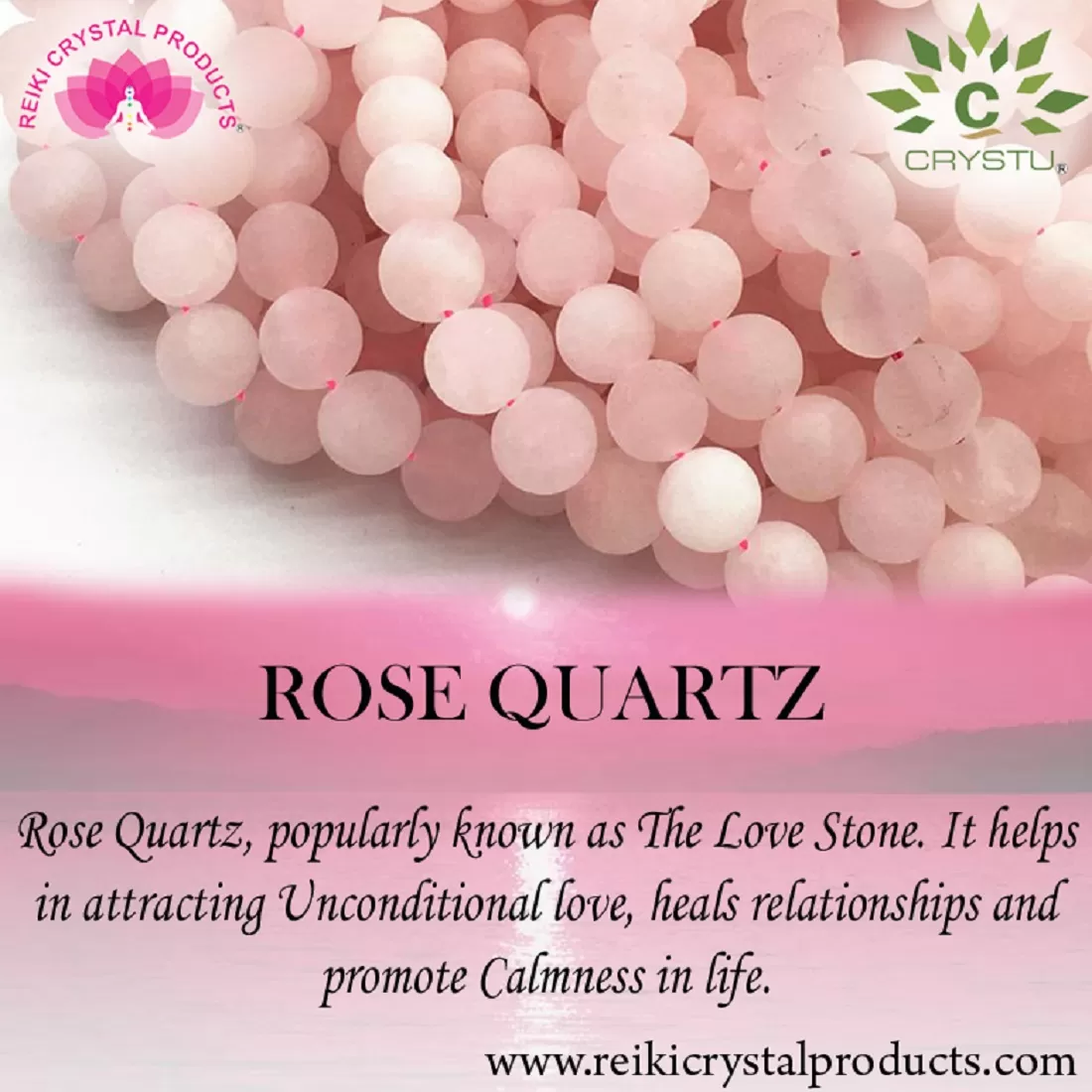 Rose Quartz Earrings Natural Chip Beads Earrings for Women, Girls Pink, 3 image