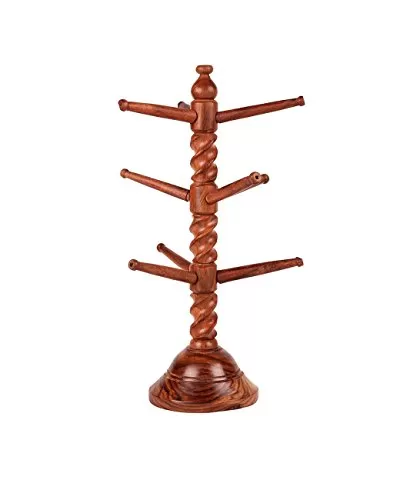 Wood Carving Cutter Work Bangle Stand, 3 image