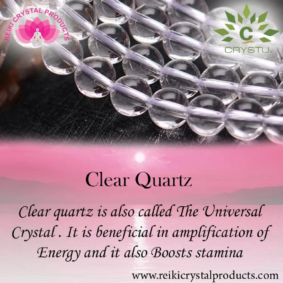 Clear Quartz Earrings Natural Chip Beads Earrings for Women, Girls (White), 3 image