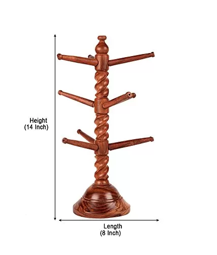 Wood Carving Cutter Work Bangle Stand, 4 image