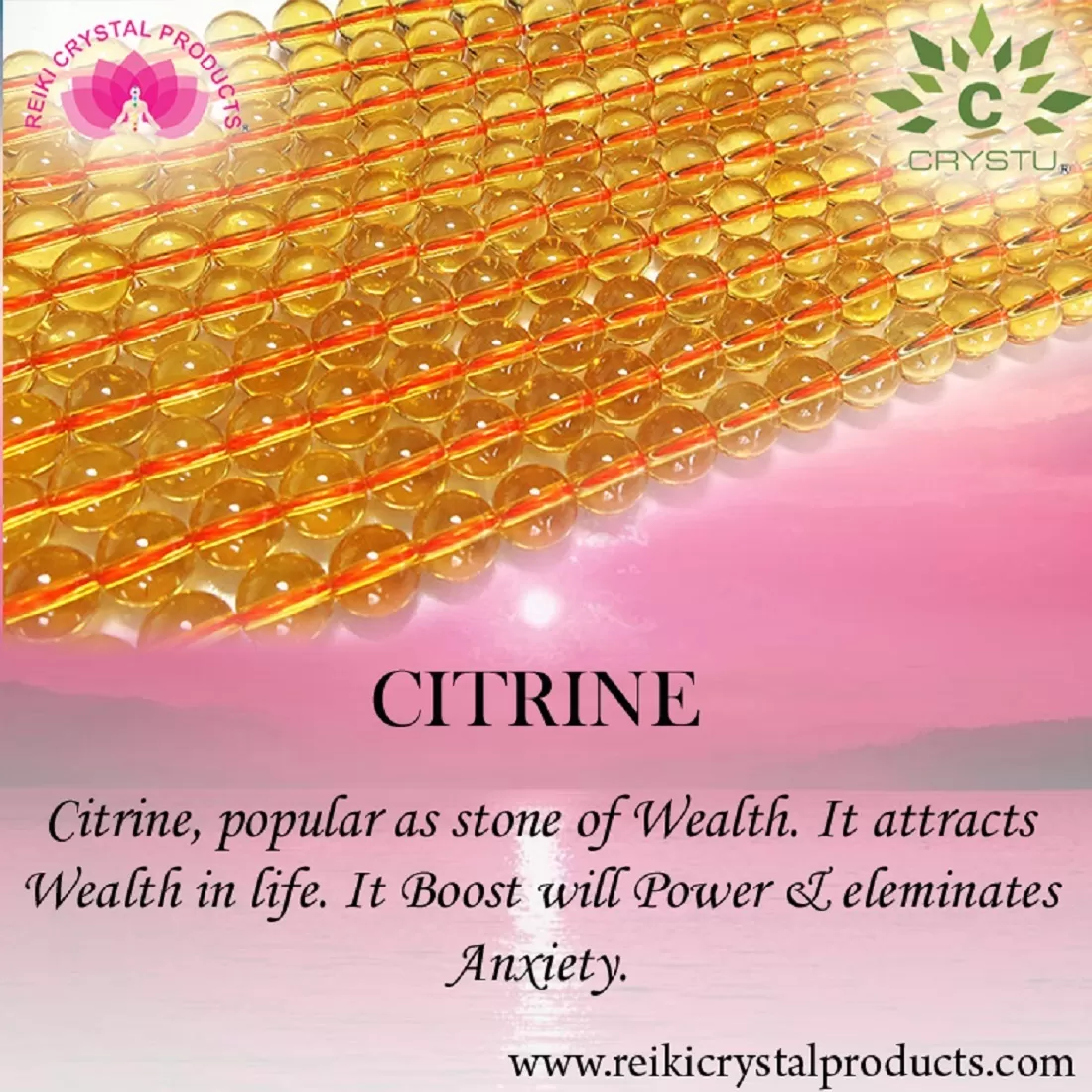 Citrine Earrings Natural Chip Beads Earrings for Women, Girls (Yellow), 3 image