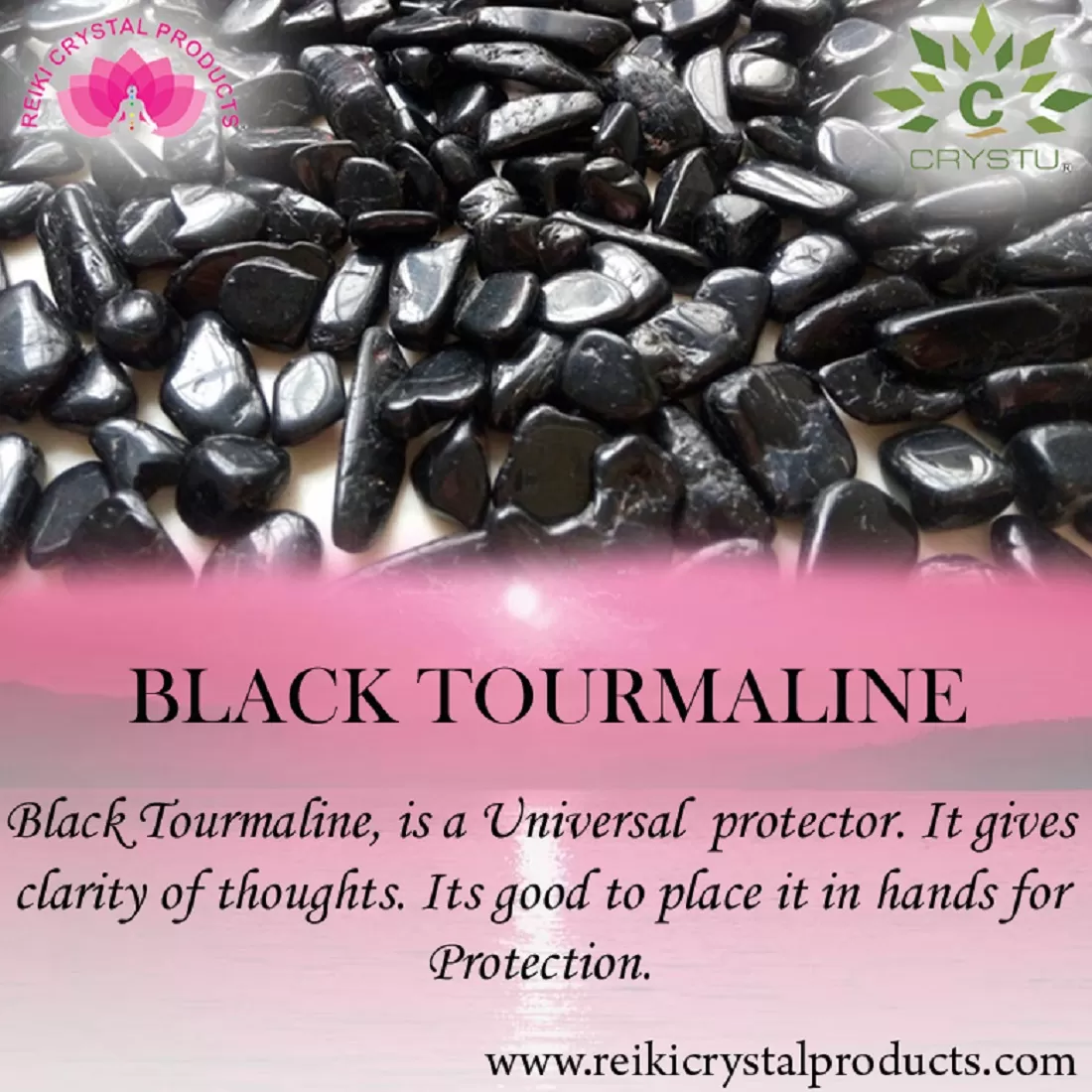 Black TourmalineEarrings Natural Chip Beads Earrings for Women, Girls (Black), 2 image