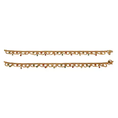 Fashion Gold Plated Anklets for Women and Girls, 2 image