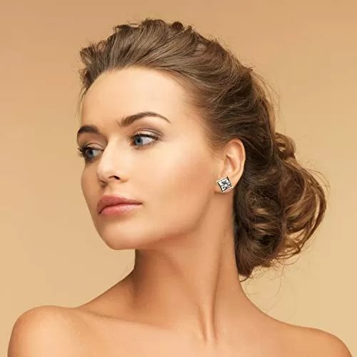Italian Stud Earrings for Women and Girls, 2 image