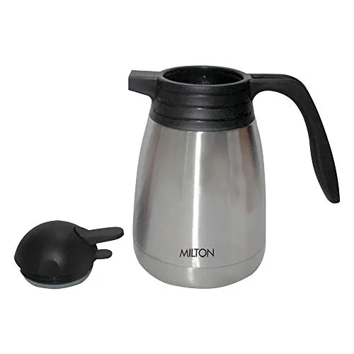 MILTON Thermosteel Carafe Flask Tea/ Coffee Pot Tea/ Coffee Pot 1000 ml Silver, 3 image