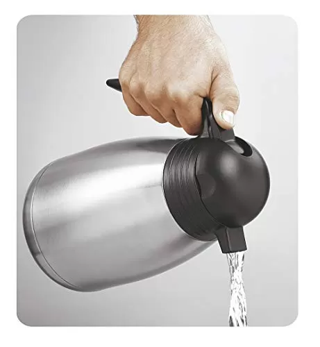 MILTON Thermosteel Carafe Flask Tea/ Coffee Pot Tea/ Coffee Pot 1000 ml Silver, 4 image