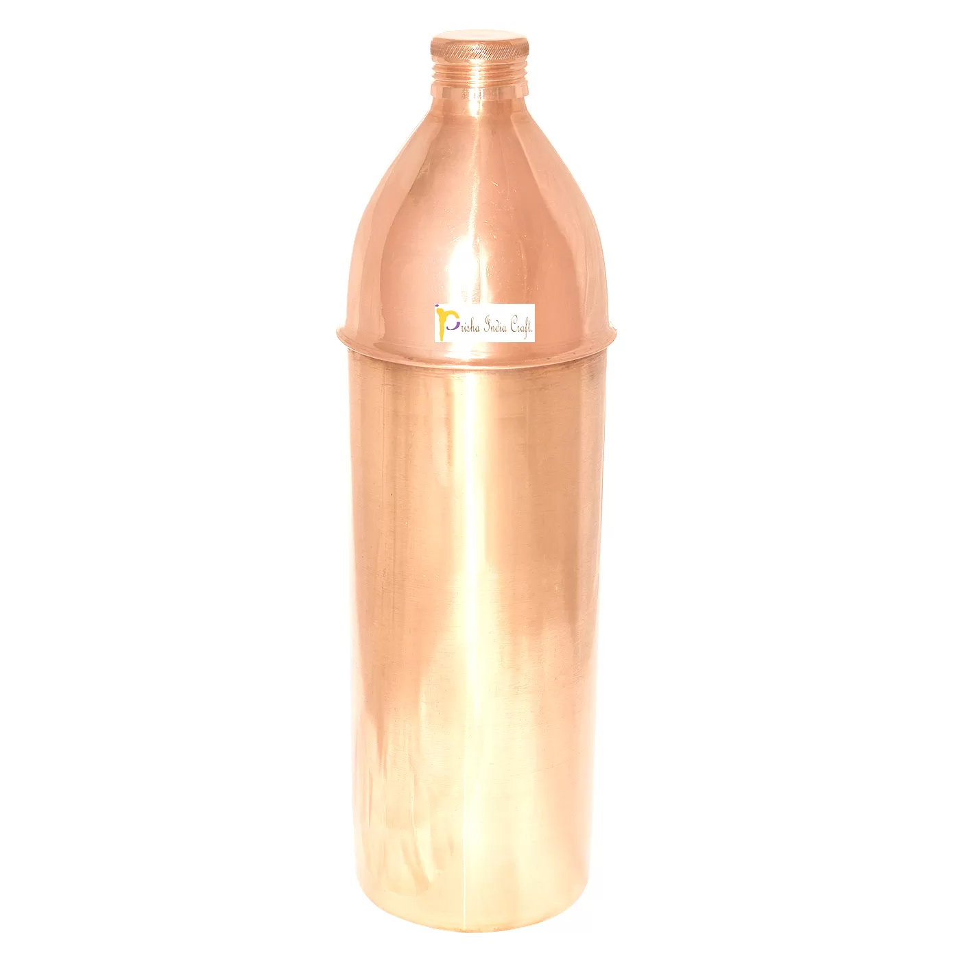 Pure Copper Water Pitcher for the Refrigerator for Ayurvedic Health Benefits, Capacity 850 ML / 28.74 oz, Set of 2, 2 image